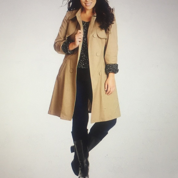 City Chic Jackets & Blazers - City Chic ‘Caramel Kisses’ Trench Coat